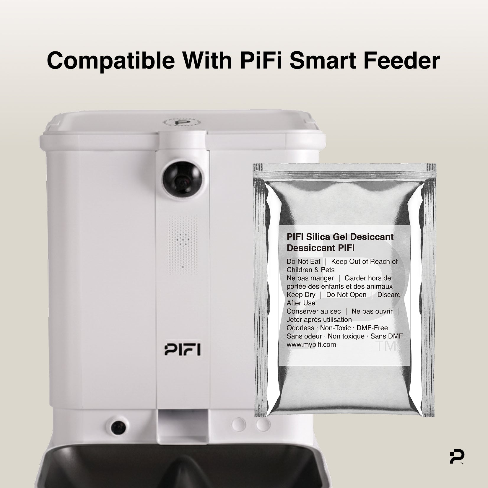 PiFi Food Desiccant Bag for Fresher, Crispier Kibble