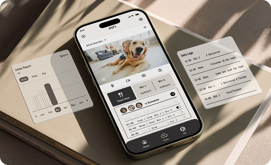 app UI shows health metric