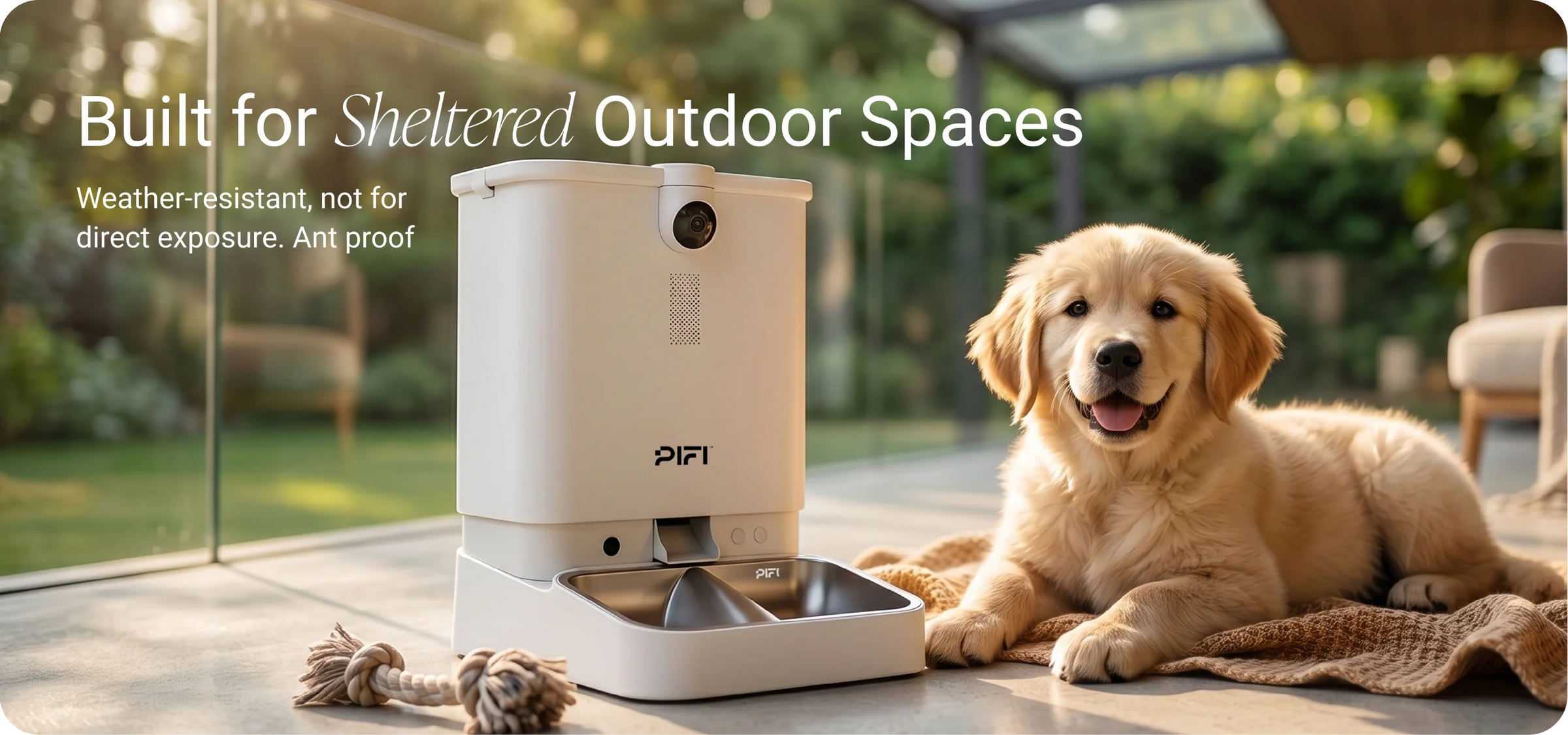 built for sheltered outdoor spaces