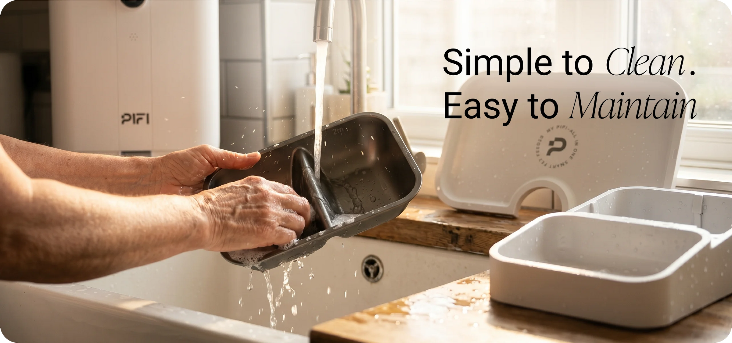 simple to clean easy to maintain