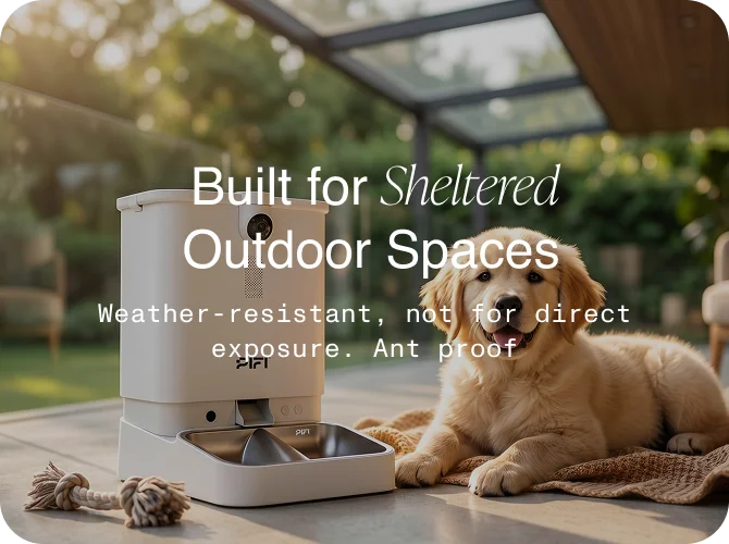 built for sheltered outdoor spaces